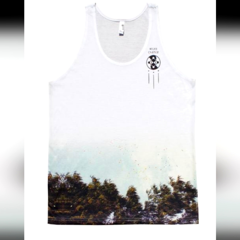 Milky Chance Trees Faded Tank Top Men's Size XS